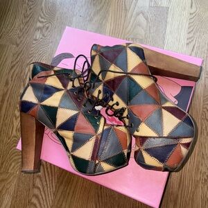 Jeffrey Campbell Pink Cat Graphic Top
